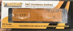 Tangent Scale Models #28012-05 50’ High Cube Dbl Plug Door Box Car D&RGW NIB - Picture 1 of 3