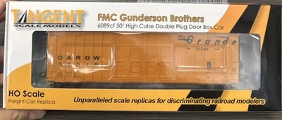 Tangent Scale Models #28012-05 50’ High Cube Dbl Plug Door Box Car D&RGW NIB - Image 1 of 3