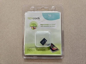 NEW Barnes & Noble Nook N2A cards 16GB miroSD card - Picture 1 of 2