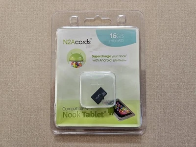NEW Barnes & Noble Nook N2A cards 16GB miroSD card - Image 1 of 2