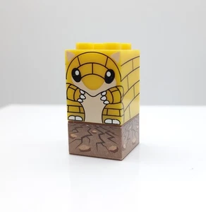 Pokemon Sandshrew 1" mini mega blok block figure toy Japan megablok - Picture 1 of 1