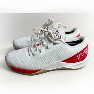 Scarpe da ginnastica TYR CXT-2F uomo 8 W9,5 bianco rosso corsa cross atletica palestra - Foto 1 di 10