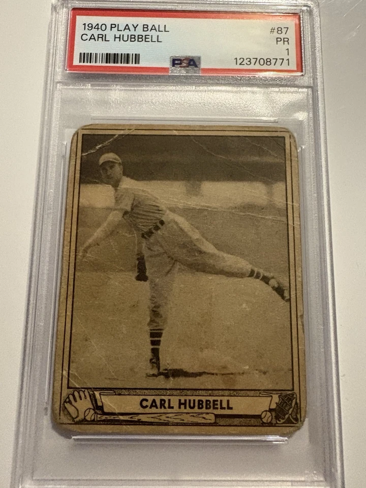 Play Ball 1940 - Carl Hubbell #87 Foto 1 de 2