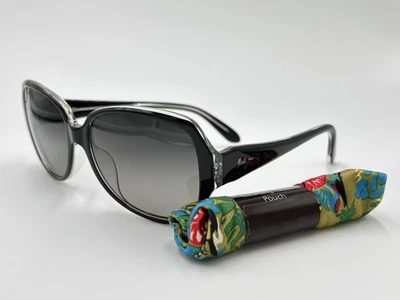 MAUI JIM MJ299-02K KALENA Black; Neutral gray POLARIZED lens AUTHENTIC Japan - Image 1 of 4
