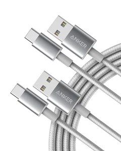 USB A to USB C Cable 2 Pack – 6FT Fast Charging Cord - Picture 1 of 5