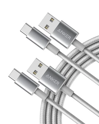 USB A to USB C Cable 2 Pack – 6FT Fast Charging Cord - Image 1 of 4