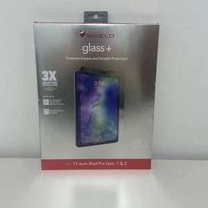 Zagg Invisible Shield Glass + Shield for iPad Pro 11" Gen. 1 & 2 Brand New - Picture 1 of 2