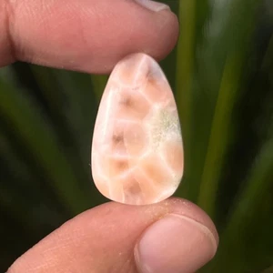 Cabujón Larimar Rosa Indonesia Natural 6,95 Ct - Cristal de Piedras Preciosas Thomsonita - Imagen 1 de 4