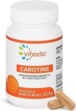 Vihado Carotine, 90 Kapseln, mit Beta-Carotin aus Karotten-Exktrakt Vegan