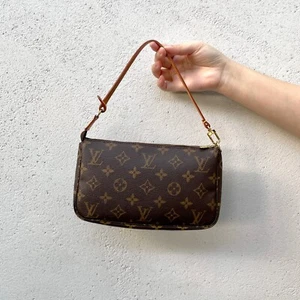 Auth LOUIS VUITTON Monogram Pochette Accessory Wallet M51980 - Picture 1 of 13