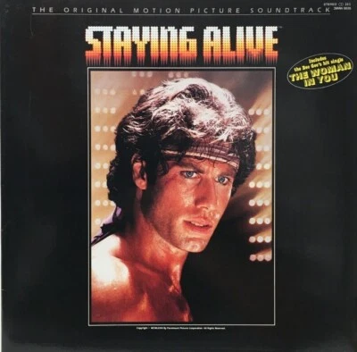 Staying Alive Original Soundtrack LP Vinyl Record 1983 Japan OST - Image 1 of 4