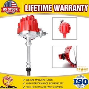 HEI Electronic Distributor w/ Coil For Chevrolet SBC 350 BBC 454 65K V8 59107C-L - Picture 1 of 19