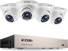 Zosi 8ch 720p DVR 1500tvl Caméra IR 20m Système de surveillance - Caméra blanche