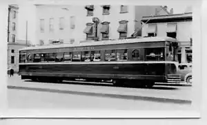 7B596 RP 1941 LEHIGH VALLEY RAPID TRANSIT CAR 1103 ALLENTOWN EXPRESS BETHLEHEM - Picture 1 of 1