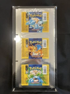 Pokémon Première Édition Set de Base Booster Pack Feuille Non Découpée Erreur - Photo 1 sur 7