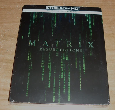 Matrix Resurrections (The Matrix Resurrections) 4K UHD + Blu-Ray New [Steelbook] - Image 1 of 3