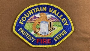 Fountain Valley California CA Fire Department Patch Firefighter Vintage - Picture 1 of 3