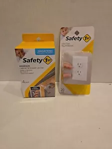 20 Safety 1st Outlet Plugs And 4 Pack Of Cabinet Latches - Picture 1 of 2