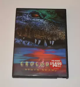 Crocodile 2-Death Swamp (DVD, 2002) Blockbuster Ex-Rental, Tested, Rare Horror - Picture 1 of 8