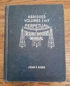 Vintage 1941 Rider’s Trouble Shooter’s Manual, Abridged Volumes I to V Perpetual - Bild 1 von 1