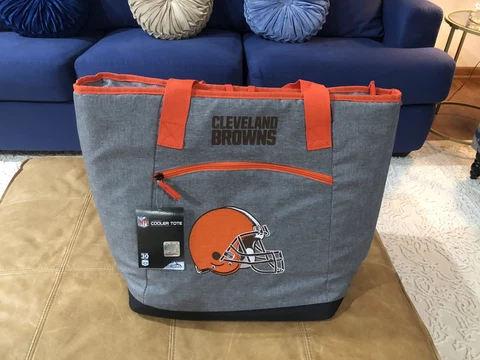 Cleveland Browns RAWLINGS COOLER TOTE NFL LICENSED 30 CANS DRINKS COLD New Cover