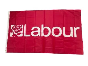 The Labour Party Flag 5ft by 3ft - Socialism Socialist Keir Starmer Stickers - Picture 1 of 1