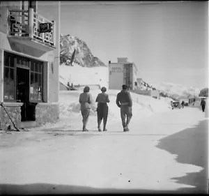 MONTGENÈVRE c. 1950 - Station de Ski Hautes-Alpes - Négatif 6 x 6 - PROV 94 - Imagen 1 de 1