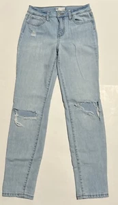 RSQ Size 14 Light Blue Jeans Girlfriend Denim Pants Ripped Skinny Girls - Picture 1 of 3