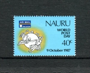Nauru 1987 Día Mundial del Correo MUH - Imagen 1 de 1