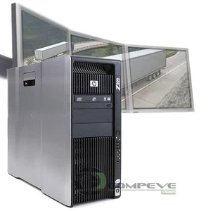 HP Z800 3 Monitors Support Computer 2.8GHz 8GB 500GB for Dispatching Logistics  - Picture 1 of 1