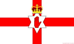 NORTHERN IRELAND DELUXE TOP GRADE FLAG NYLON 5X3 Belfast Irish Armagh Derry - Picture 1 of 1