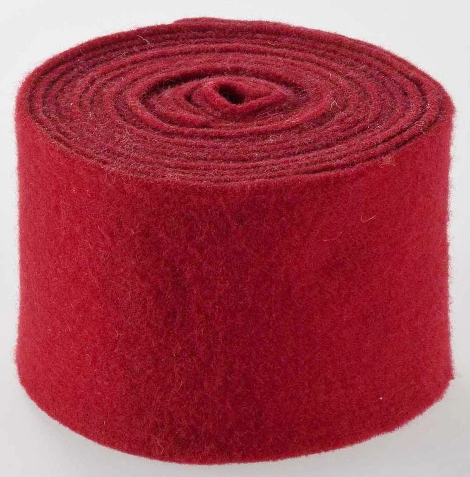 1m Topfband*Filzband*b=15cm*rot Auswahl*SchafWolle-Filz*Deko-Band basteln 1 m - Bild 1 von 1