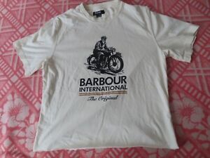 barbour international motorcycle tshirt steve mcqueen no size