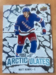 2024-25 UD Ice MATT REMPE Rookie articulates Black parallel 1/1 - Picture 1 of 3