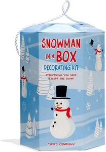 Two's Company Snowman In A Box New - Picture 1 of 3