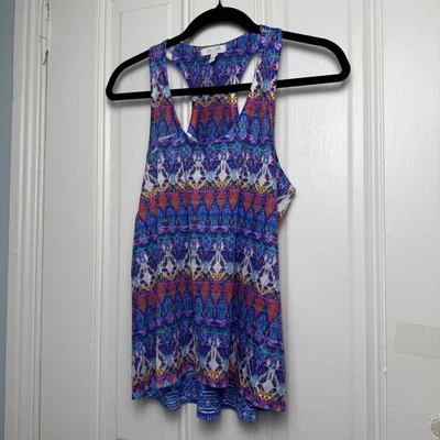 Delias Tank Womens Large Y2K Colorful Racerback Made in USA VTG Surf Top - Image 1 of 4