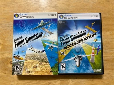 Microsoft Flight Simulator X: Acceleration (PC: Windows, 2007) - GOOD CONDITION - Image 1 of 4