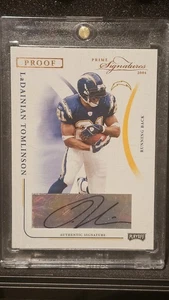 2004 Playoff Prime Signatures LaDainian Tomlinson 40/68 - Picture 1 of 2