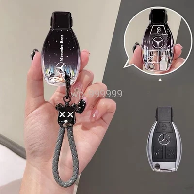 Funda TPU Llavero para Mercedes Benz GLC CLS CLASE C E S Foto 1 de 3