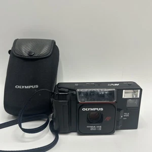Olympus AFL-T Compact 35mm Film Camera 36-60mm Tele Wide Lens + & Case - Picture 1 of 7