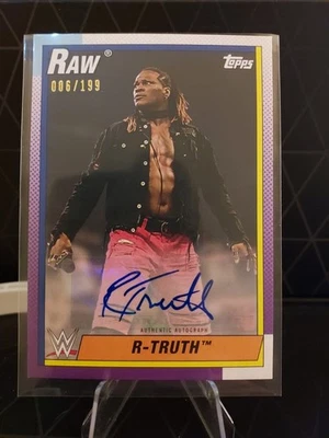 2021 Topps Heritage WWE - Autographs R-Truth #A-RT /199 (AU) - Image 1 of 4