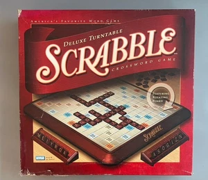 Giradischi Scrabble Deluxe edizione vintage 2001 completo - Foto 1 di 6