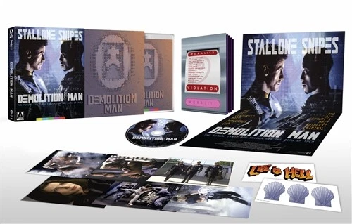 DEMOLITION MAN New Blu-ray Limited Edition Newly Restored + 60 Page Book Foto 1 de 1