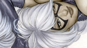 8,5x11" BLACK KITTY DW#526 FANTASY KUNSTDRUCK von Alex Miranda - Bild 1 von 3