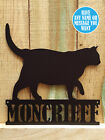 Cat (Domestic) Metal Sign for Home, House Name, Wall Sign, Gift, Cat Name Sign