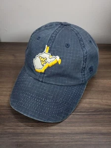 Gorra WVU Top Of The World Grid West Virginia Mountaineers NCAA Snapback Cap - Imagen 1 de 9