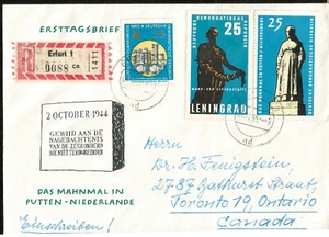 Nazi Germany War Crimes Putten Netherlands & Siege of Leningrad E Germany Cover - Picture 1 of 2