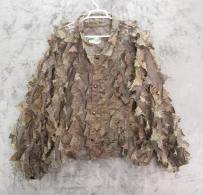 Vintage Game Winner Sportswear Jacket Mens XL 3D Hunting Ghillie Advantage Camo - Image 1 of 4