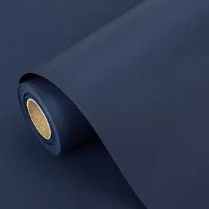 Navy Blue Kraft Paper Roll - 17 Inches X 32.8 Feet Mini Roll Wrapping Paper for - Picture 1 of 6