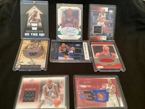 RICHARD JEFFERSON (8) card Rare Lot ROOKIE , AUTO, SERIAL#GAME WORN JERSEY. NETS - Picture 1 of 19